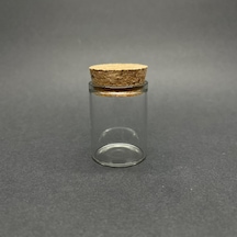 Tıpalı Cam Şişe 15 ML+  Geniş Ağızlı Tıpalı Cam Şişe 30 x 40 ML