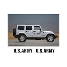 Army Star Askeri Yıldız Araba Off-Road Araba Sticker Set 1