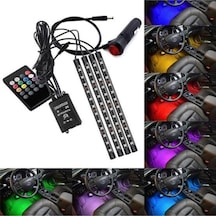 Aem Ayak Altı Led 12 Ledli Müzik Duyarlı Ayak Altı Led Kumandalı 12