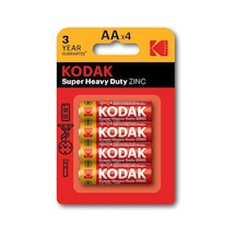 Kodak Kaahz-4 30951044-blisterli Çinko Karbon Kalem Pil, 4 Adet