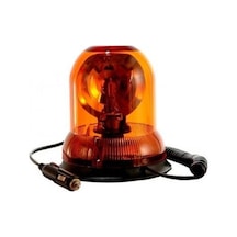 Tepe Döner Lamba Mıknatıslı 24Volt Sarı