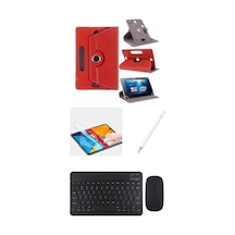 Xiaomi Pad 8 11.2'' Uyumlu 4in1 Set Klavye Mouse Kılıf Kalem Ekran Koruyucu Kılıf