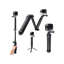 Gplus Gp238 3 Way Katlanır Monopod Mini Tripod Stand 3 Parça Set