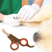 Bay Küçük Çelik Uçlu Kedi Köpek Evcil Hayvan Tırnak Makası Pati Bakım Aleti Ergonomik Kaymaz Sap Najmaddin