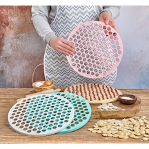 Pratik Mantı Kalıbı Büyük Boy Mantımatik 32 Cm Beyaz