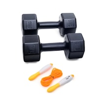 Ps Spor 3 Kg Dambıl X 2 Adet 6 Kg + Sayaçlı Atlama Ipi
