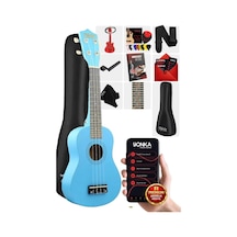 Midex UKX-233BL Mavi Concert Ukulele (Askı Çanta Metod Pena)