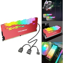 Suntek Soğutucu Radyatör Argb Kabuk Isı Emici Kırmızı