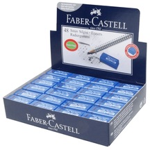 Faber Castell Sınav Silgisi Mavi Mini 187214 48 Adet 1 Kutu