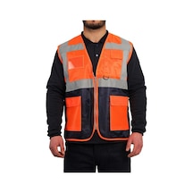Bestguard Refrektörlü Mühendis Yeleği Cepli 001
