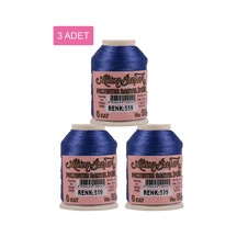 3 Adet Altınbaşak Oya Ve Dantel İpi 20 Gr - Royaleks - No: 559 Çok Renkli