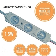 20 Adet Mercekli Modül Led Beyaz 1.5 Watt 12v Şerit
