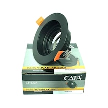 Cata Ct-5224 Pars Spot Yuvarlak Siyah Boş Kasa Beyaz