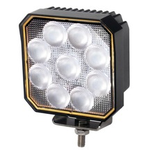 16w Kare 9 Ledli Kombo Sis Farı Off Road Çalışma Tekne Lambası