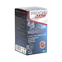 Procyl Mag 4 Form Magnezyum B6, B12 60 Kapsul