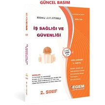 Egem Yayınları Aöf İş Sağlığı Ve Güvenliği 2. Sınıf 3. Yarıyıl Güz Dönemi Konu Anlatımlı Soru Bankası Güncel