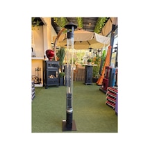 120 Cm Camlı Pelet Soba