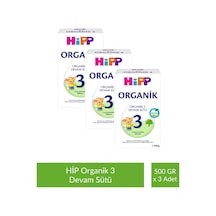 Hipp 3 Organik Devam Sütü 500 G x 3 Adet