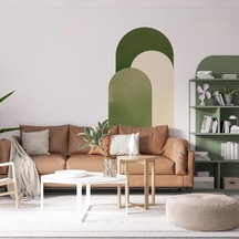Renkli Bohem Duvar Etiketi, Boho Duvar Sticker Code-6, 90x190 Diğer