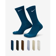 Nike Everyday Plus Destekli Antrenman Crew Çorapları 6 Çift Sx6897-970 Cok Renklı