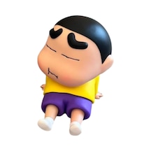 Dofolink Crayon Shin-chan Pvc Akıllı Telefon Tutucu Hareketli Model - Masaüstü Dekoratif Figür Oyuncağı 10cm 2 M
