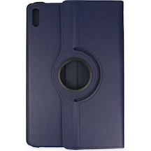Huawei Matepad Se 11 Kılıf 360 Tablet Deri Kılıf - Lacivert Arka Kapak