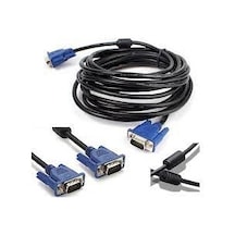 Vga10 Metre Vga Kablo - Vga Görüntü Aktarım Kablosu 10 Mt