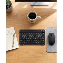 Kablosuz Klavye Ve Mouse Kombosu Bluetooth Uyumlu Sessiz Set Mh-hs4134-5332