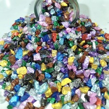Tahtakale Toptancı Dekoratif Gerçek Cam Kırığı 4-8 Mm Arlığında 50 Gr Karışık Renk