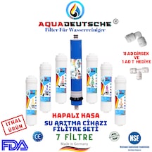 Kapalı Kasa 7 Filtre 14 Aşamalı Su Arıtma Cihazı Filtre Seti