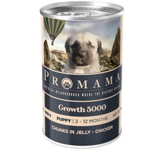 Promama Growth 5000 Yavru Tavuklu Etli Yaş Konserve Köpek Maması 400 Gr. 36'lı Koli