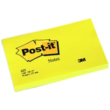 Post-It Yapışkanlı Not Kağıdı 12 Li 100 Yp 76x127 Sarı 655-