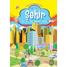 Şehir Mavi Seri-Aktiviteli Boyama Serisi- Yumurcak Yayınları