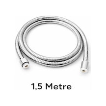 Paslanmaz Çelik Spiral Duş Hortumu 150 Cm Gümüş Sac Diğer