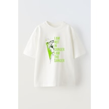 Thewert Unisex Walter White Tasarım Baskılı Pamuk Beyaz Oversize T-shirt