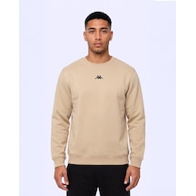 Kappa Carlo Erkek Bej Regular Sweatshirt