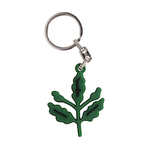 Yeşil Palamut Logo Silikon Anahtarlık