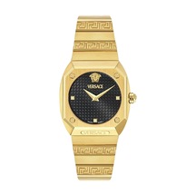 Versace Vrscve9e00524 Kadın Kol Saati Altın - Siyah