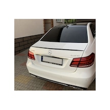 Mercedes W212 E Serisi 2009-2016 Bagaj Spoileri Abs Piano Black Bagaj Üstü Spoiler