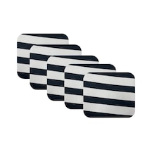 Knsz Oturma Minderi 5 Li Artis&mutlu Tuan Kumaş Tel Bar Taburesi Sandalyesi İçin Siyah