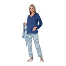 Limissi Viskon Kadın Pijama Takımı Lacivert