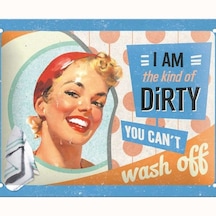 Nostalgic Art The Kind Of Dirty Kabartmalı Metal Duvar Panosu