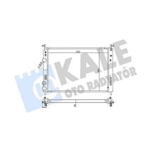 Fiat Albea Motor Radyatoru 1.4 2006-2012 Kale 355620
