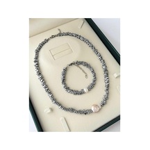 Eylora Gümüş Hematit & İncili 2 Li Set Diğer