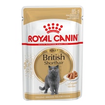 Royal Canin British Shorthair Adult Pouch Yetişkin Kedi Yaş Maması 85 G