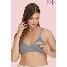 Parlingerie Hamile Emzirme Sütyeni Kapsız Gri