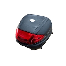 35 Litre Universal Sırt Dayamalı Motosiklet Çantası Siyah