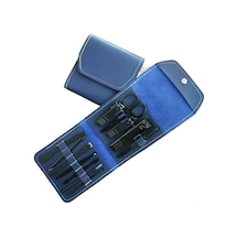 Springsun Portatif Tırnak Bakım Seti - 12/16 Parça Manikür Pedikür Aletleri Kahve