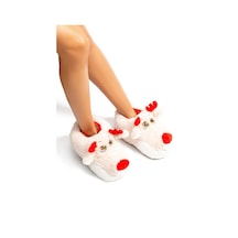 Twigy Betty Kadın Hayvanlı Panduf Bej 36/41 EE0531 Bej