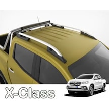 Mercedes X Class Tavan Çıtası Rayı Lüks Falcon Serisi Siyah Gri